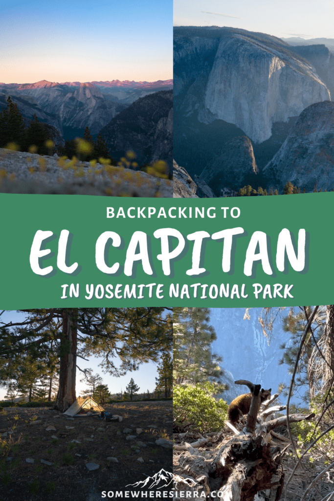 Backpacking in Yosemite National Park | Somewhere Sierra