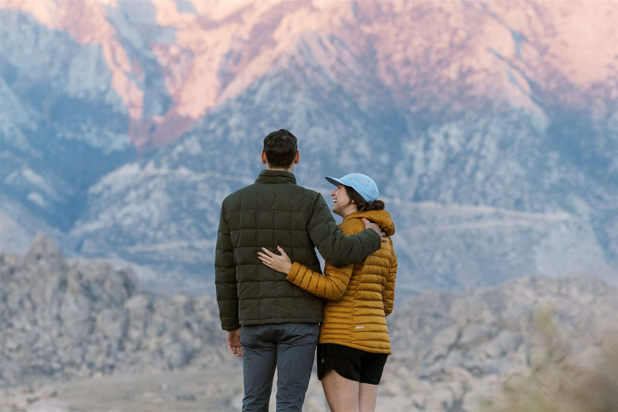 Mount Whitney Engagement Photography | Jaymie Shearer | Desert Paintbrush | Alabama Hills, Mount WhitneySunrise