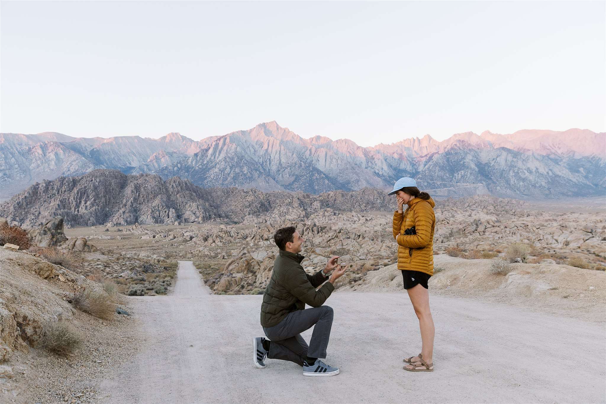 Mount Whitney Engagement Photography | Jaymie Shearer | Desert Paintbrush | Alabama Hills, Mount WhitneySunrise