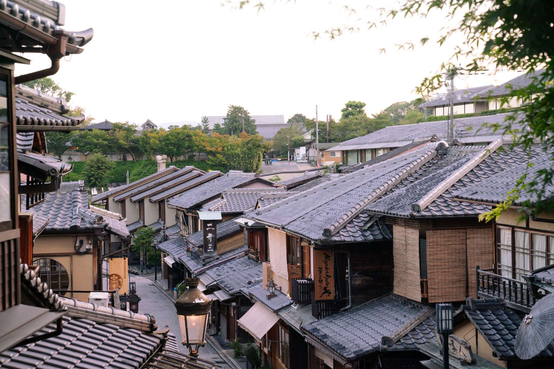 Corridors through Kyoto Japan